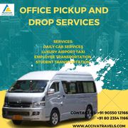 Office Pickup and Drop Services in Bangalore | Accivatravels